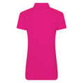 Fuchsia - Back - PRO RTX Womens-Ladies Pro Piqu Polo Shirt