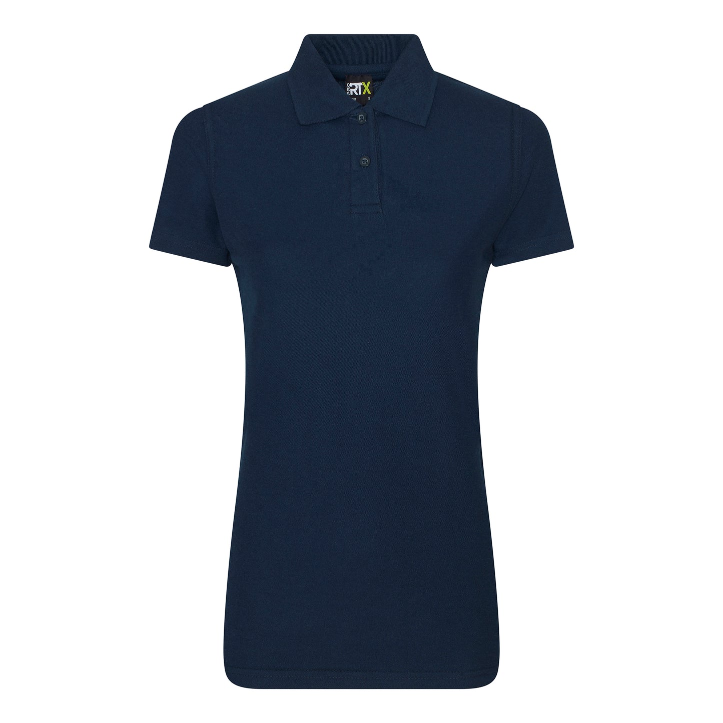 Navy - Front - PRO RTX Womens-Ladies Pro Piqu Polo Shirt