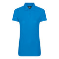 Sapphire - Front - PRO RTX Womens-Ladies Pro Piqu Polo Shirt