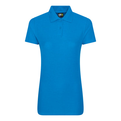 Sapphire - Front - PRO RTX Womens-Ladies Pro Piqu Polo Shirt