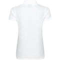 White - Back - PRO RTX Womens-Ladies Pro Piqu Polo Shirt