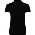 Black - Back - PRO RTX Womens-Ladies Pro Piqu Polo Shirt