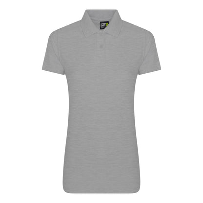 Heather - Front - PRO RTX Womens-Ladies Pro Piqu Polo Shirt