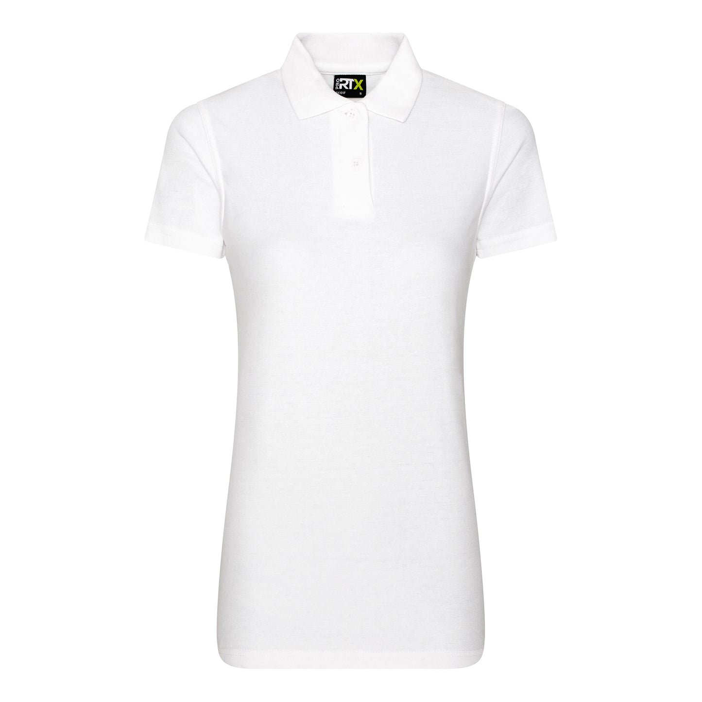 White - Front - PRO RTX Womens-Ladies Pro Piqu Polo Shirt