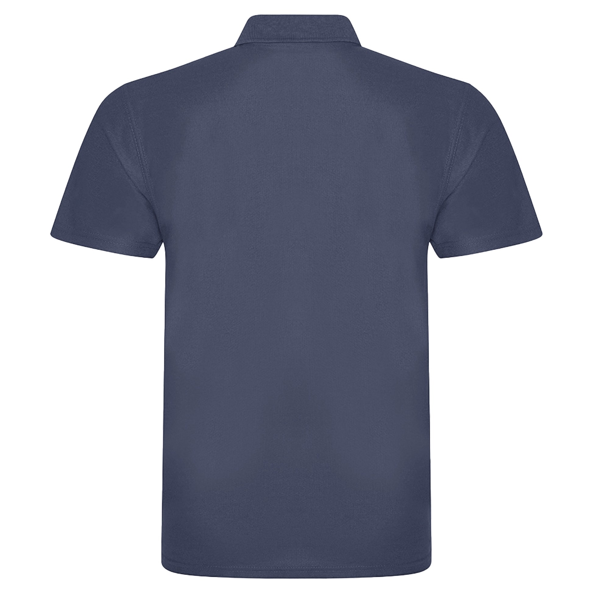 Solid Grey - Back - PRO RTX Mens Pro Polyester Polo Shirt
