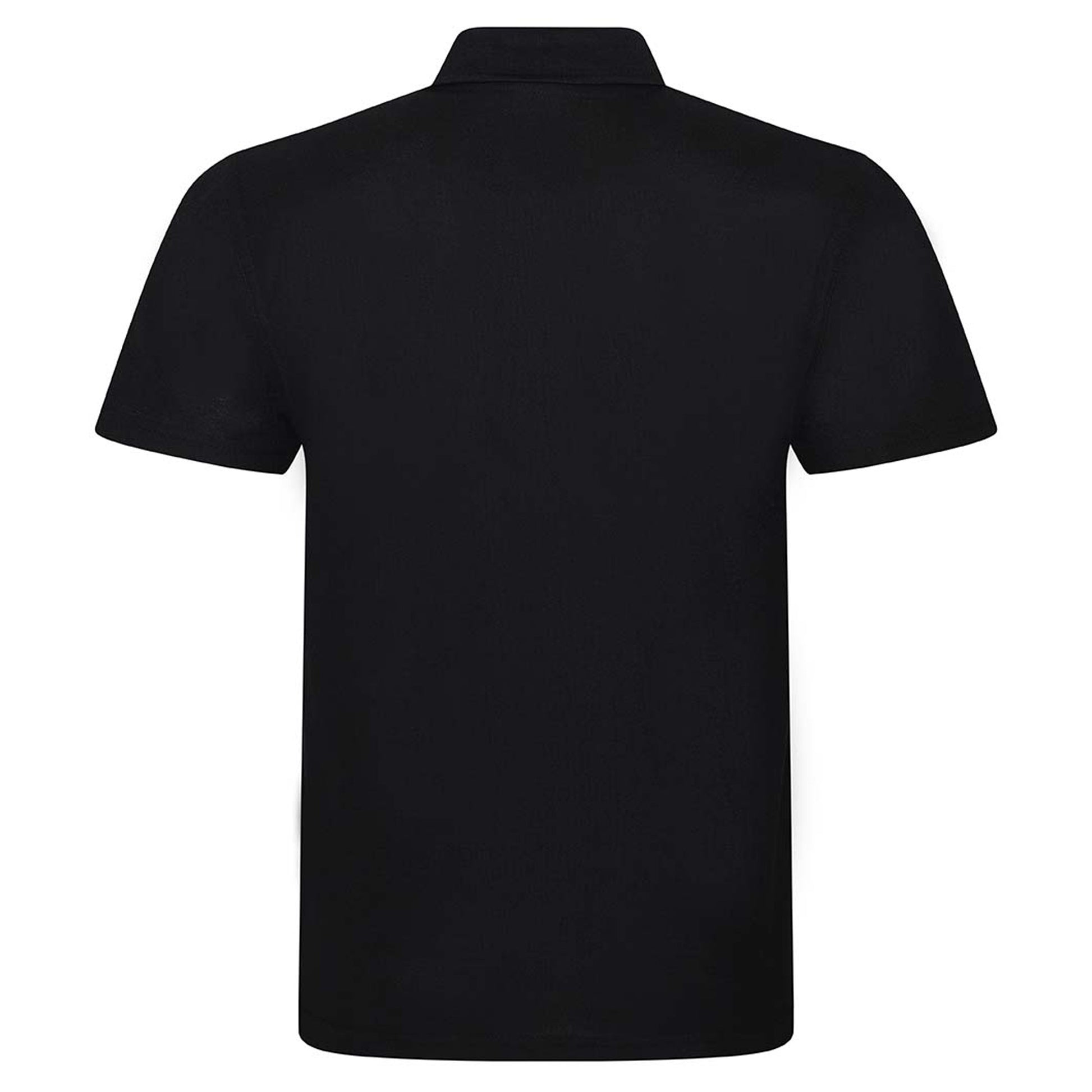 Black - Back - PRO RTX Mens Pro Polyester Polo Shirt
