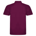 Burgundy - Back - PRO RTX Mens Pro Polyester Polo Shirt