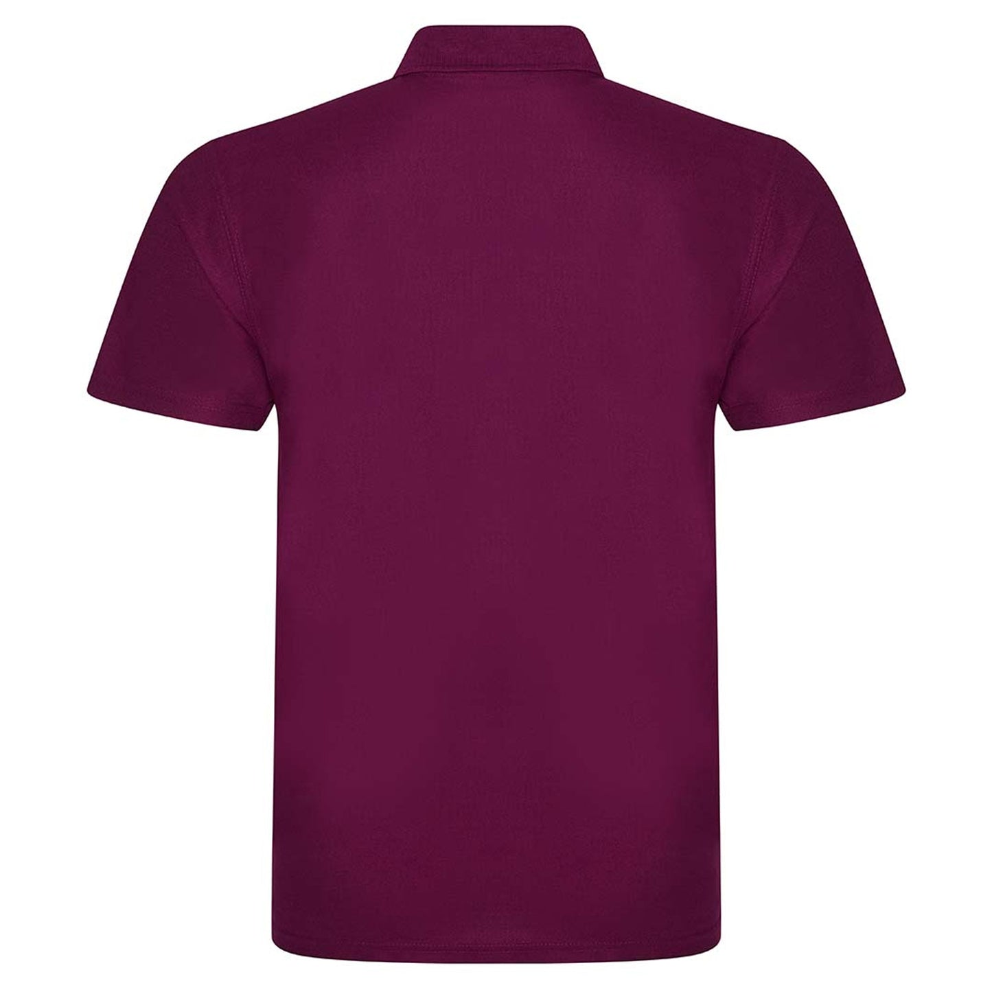Burgundy - Back - PRO RTX Mens Pro Polyester Polo Shirt