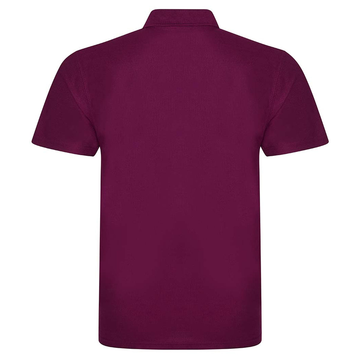 Burgundy - Back - PRO RTX Mens Pro Polyester Polo Shirt