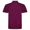 Burgundy - Back - PRO RTX Mens Pro Polyester Polo Shirt