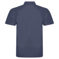 Solid Grey - Back - PRO RTX Mens Pro Polyester Polo Shirt