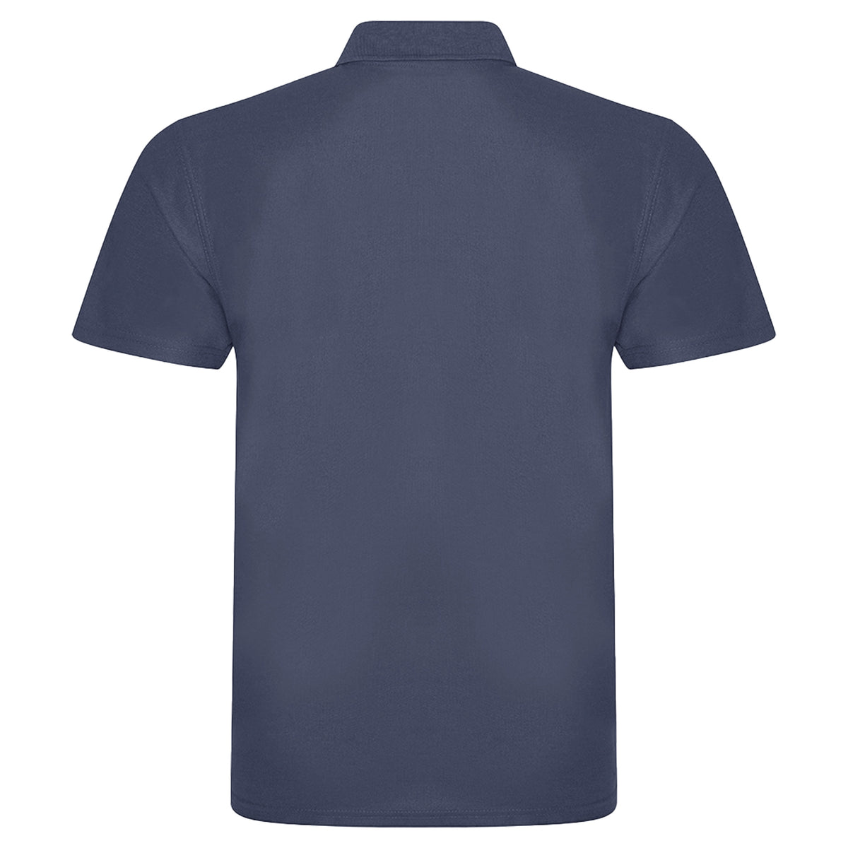 Solid Grey - Back - PRO RTX Mens Pro Polyester Polo Shirt