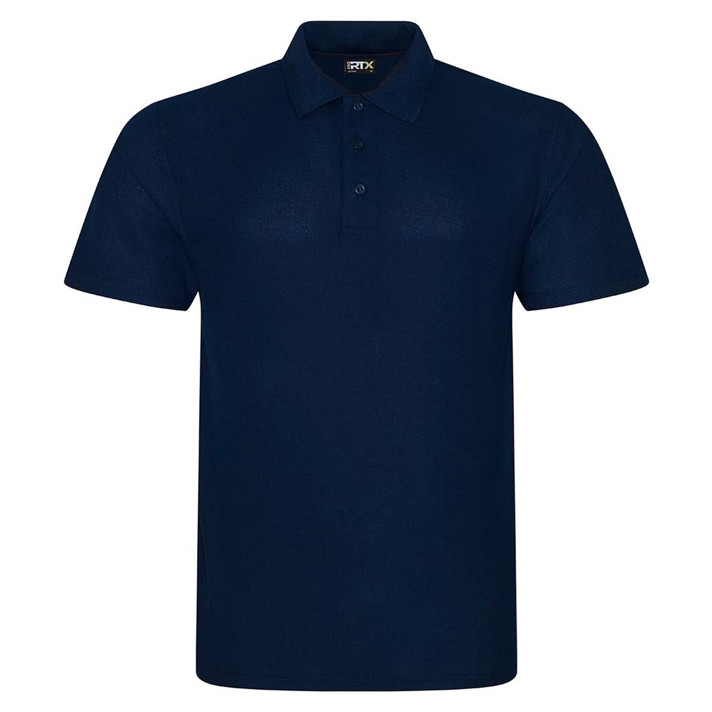 Navy - Front - PRO RTX Mens Pro Polyester Polo Shirt