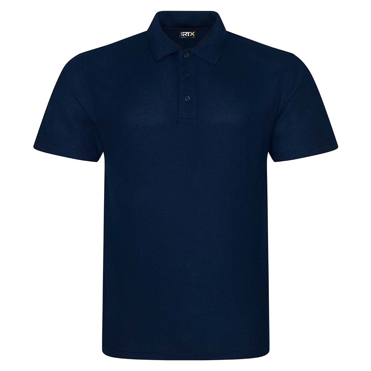 Navy - Front - PRO RTX Mens Pro Polyester Polo Shirt