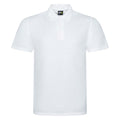 White - Front - PRO RTX Mens Pro Polyester Polo Shirt