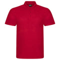 Red - Front - PRO RTX Mens Pro Polyester Polo Shirt