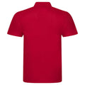 Red - Back - PRO RTX Mens Pro Polyester Polo Shirt