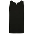 Black - Front - SF Mens Feel Good Stretch Vest