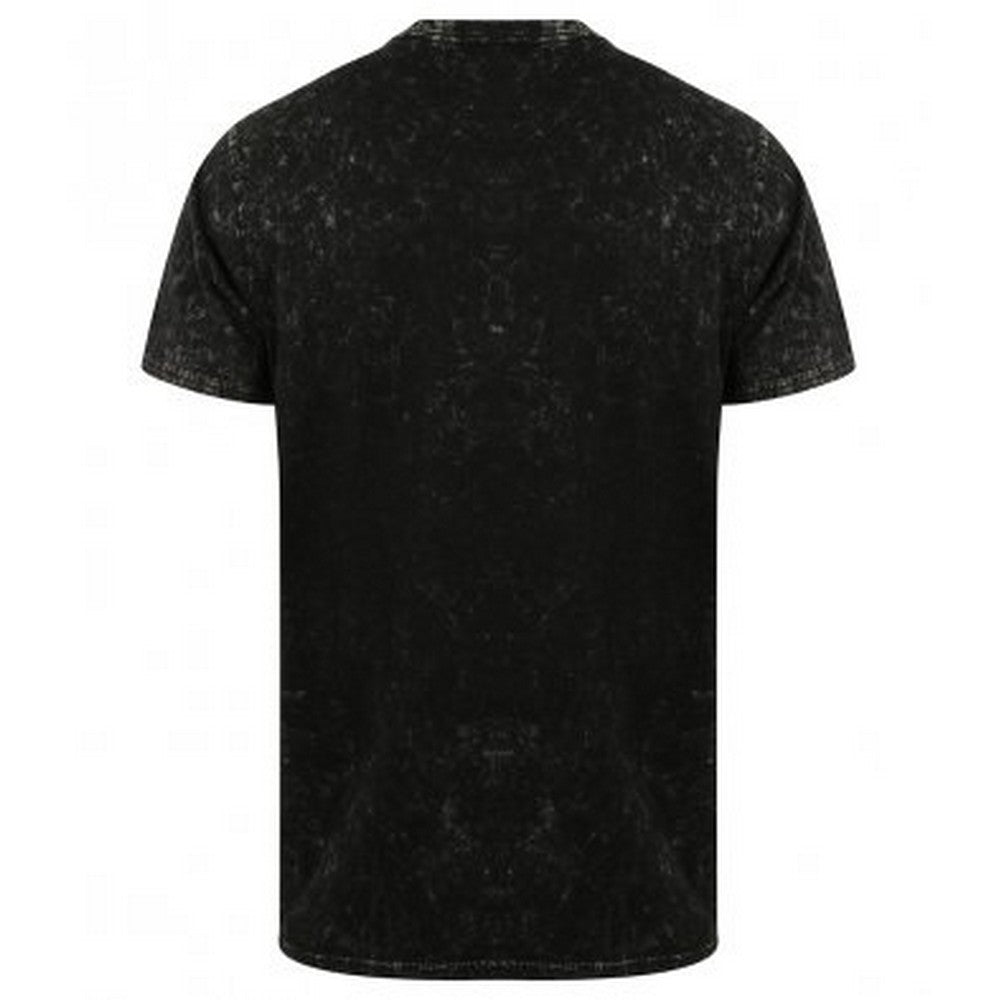 Washed Black - Back - SF Unisex Adults Washed Band T-Shirt