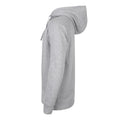 Heather Grey - Side - SF Unisex Adults Slim Fit Zip Hooded Sweatshirt