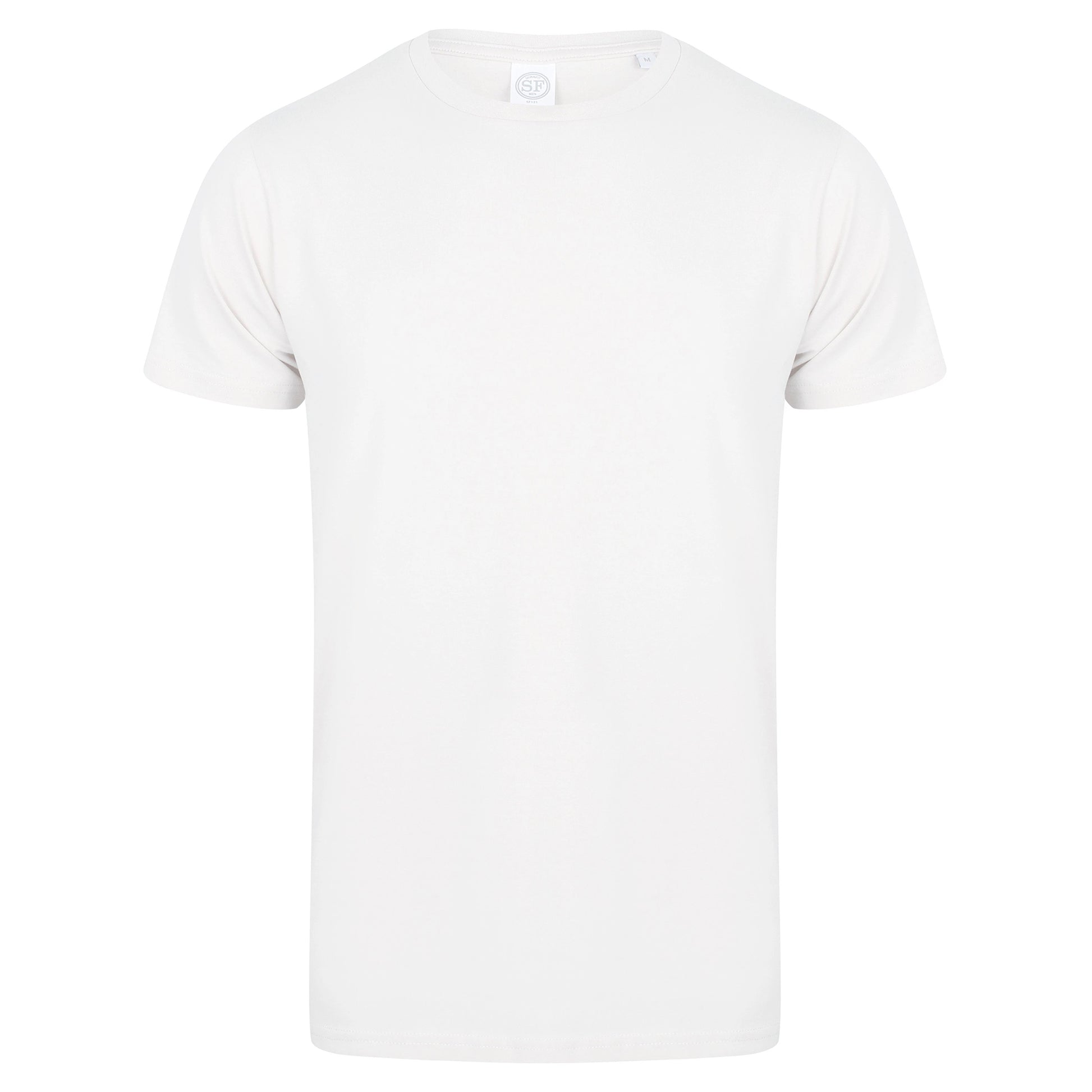 White - Front - SF Minni Childrens-Kids Feel Good Stretch T-Shirt