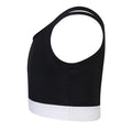 Black-White - Pack Shot - SF Minni Childrens Girls Fashion Crop Top