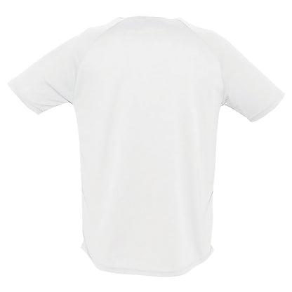 White - Back - SOLS Mens Sporty Short Sleeve Performance T-Shirt