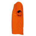 Orange - Side - SOLS Mens Sporty Short Sleeve Performance T-Shirt