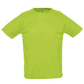 Apple Green - Front - SOLS Mens Sporty Short Sleeve Performance T-Shirt