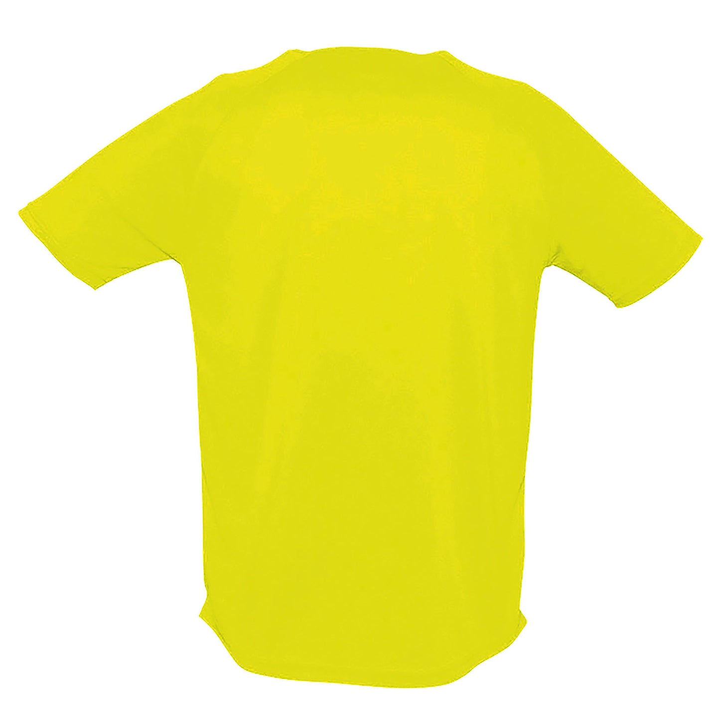 Neon Yellow - Back - SOLS Mens Sporty Short Sleeve Performance T-Shirt