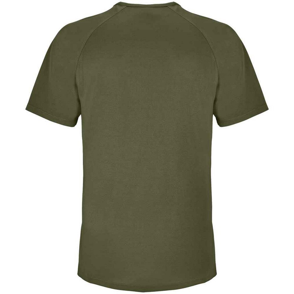 Army - Back - SOLS Mens Sporty Short Sleeve Performance T-Shirt