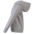 Heather Grey - Back - SF Minni Childrens-Kids Zip Hooded Sweatshirt