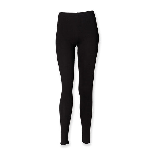 Black - Front - SF Minni Childrens Girls Leggings