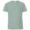 Sage - Front - Fruit Of The Loom Mens Ringspun Premium T-Shirt