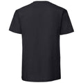 Black - Back - Fruit Of The Loom Mens Ringspun Premium T-Shirt