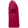 Cranberry - Side - Fruit Of The Loom Mens Ringspun Premium T-Shirt