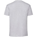 Heather Grey - Back - Fruit Of The Loom Mens Ringspun Premium T-Shirt