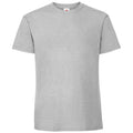 Zinc - Front - Fruit Of The Loom Mens Ringspun Premium T-Shirt