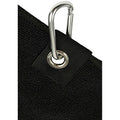 Black - Back - Towel City Microfibre Golf Towel