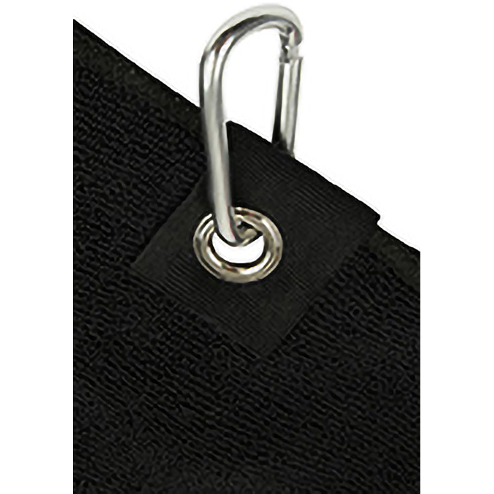 Black - Back - Towel City Microfibre Golf Towel