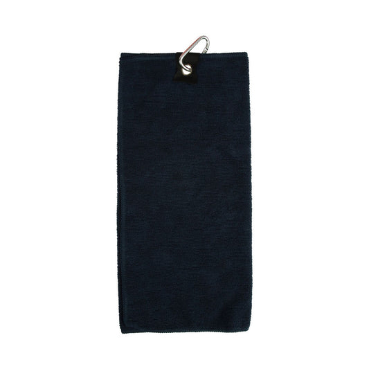 Navy - Front - Towel City Microfibre Golf Towel