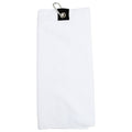 White - Front - Towel City Microfibre Golf Towel
