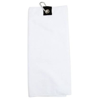 White - Front - Towel City Microfibre Golf Towel