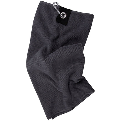 Steel Grey - Front - Towel City Microfibre Golf Towel