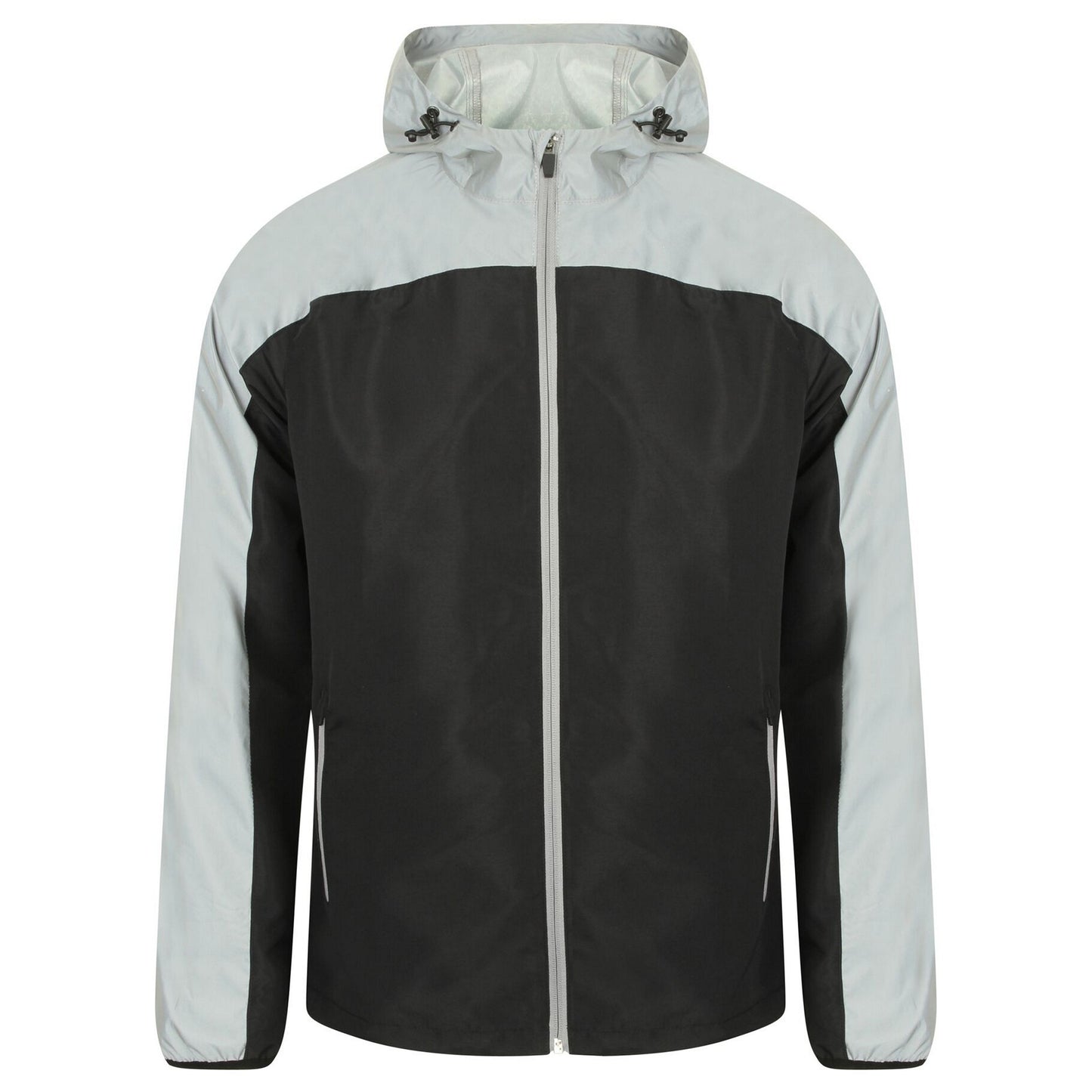 Black-Reflective - Front - Tombo Mens Hi-Vis Performance Jacket
