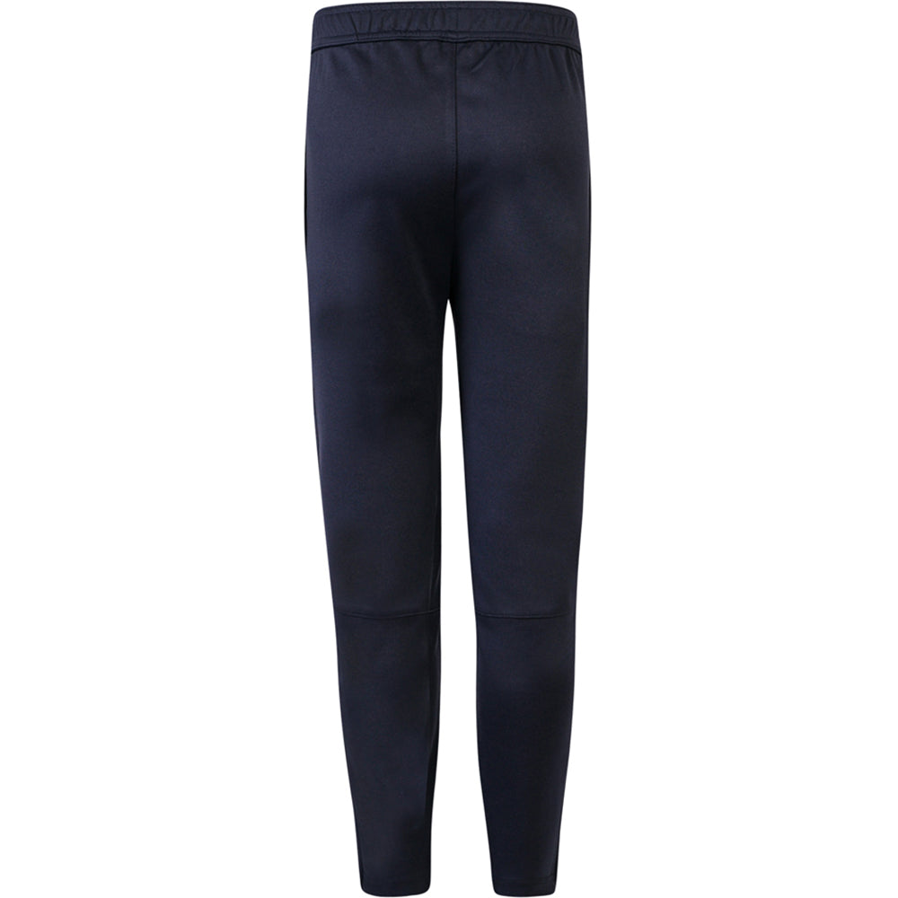 Navy - Back - Tombo Childrens-Kids Slim Leg Training Pants