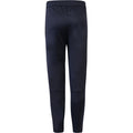 Navy - Back - Tombo Childrens-Kids Slim Leg Training Pants