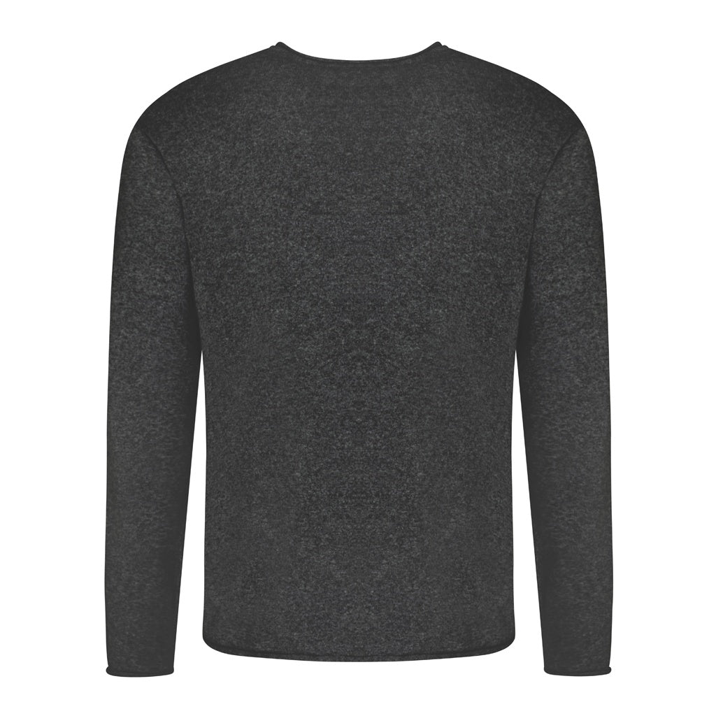 Charcoal - Back - Ecologie Mens Arenal Lightweight Sweater