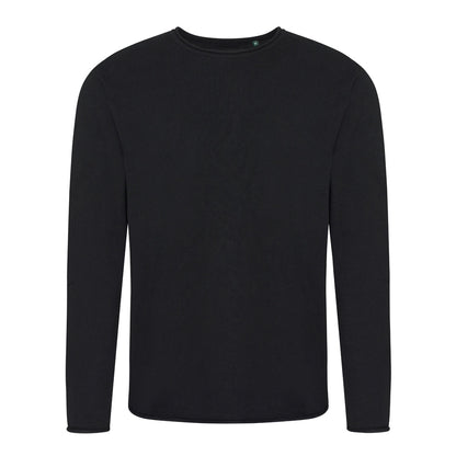 Black - Front - Ecologie Mens Arenal Lightweight Sweater