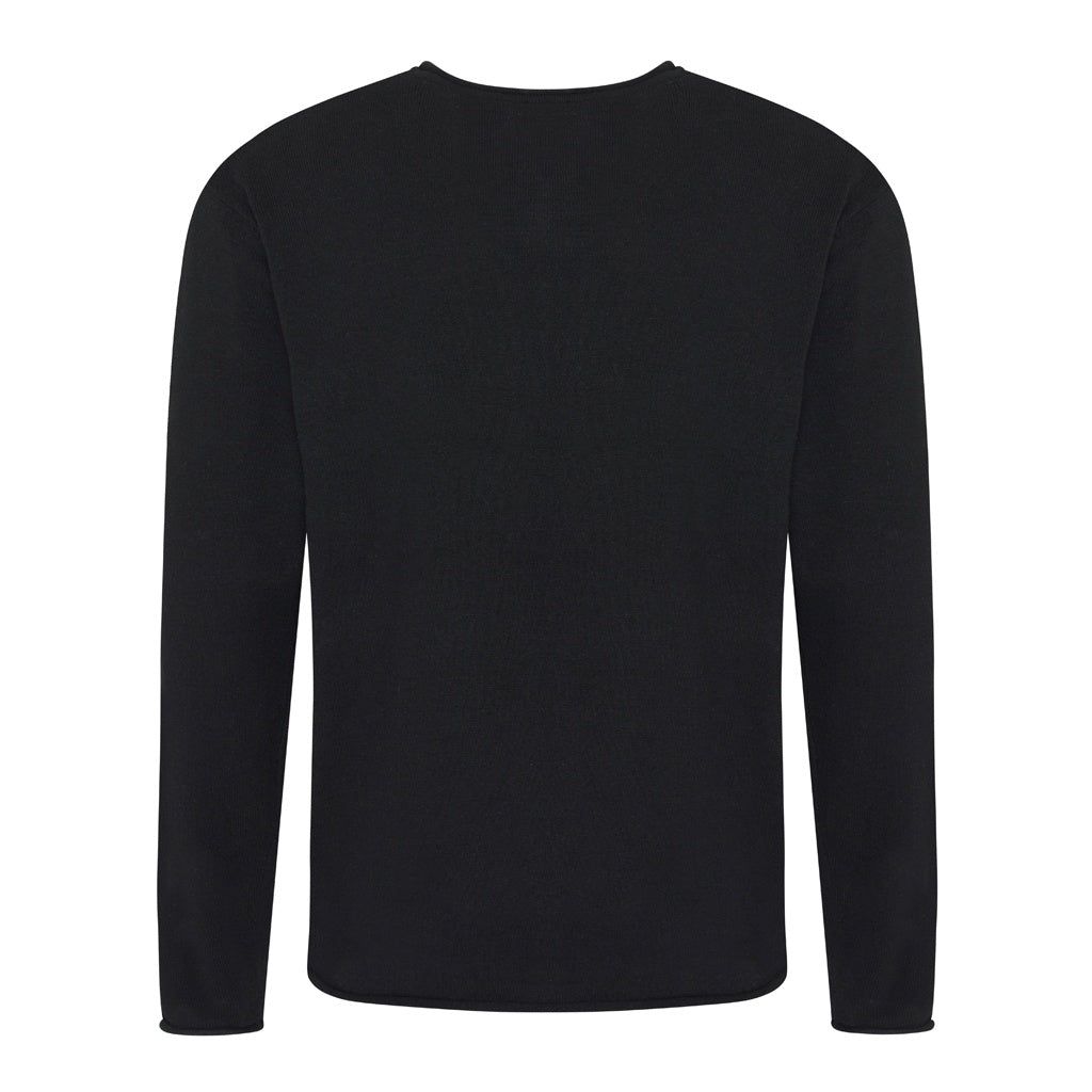 Black - Back - Ecologie Mens Arenal Lightweight Sweater